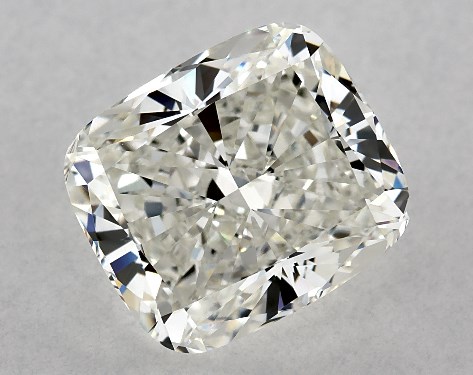 GIA 3.00 Carat J-VVS2 Very Good Cut Cushion Modified Diamond